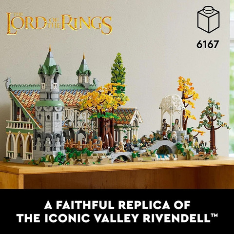 לגו אייקונים שר הטבעות ריוונדל 10316 - Lego