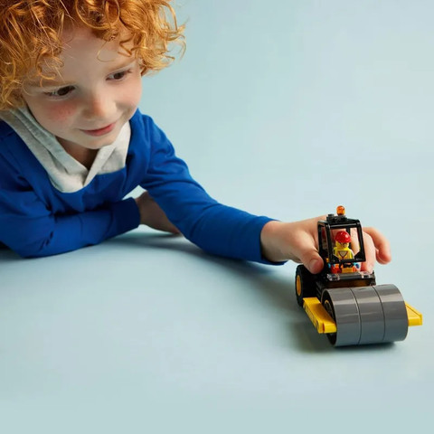 לגו סיטי מכבש קיטור לעבודות עפר 60401 - Lego