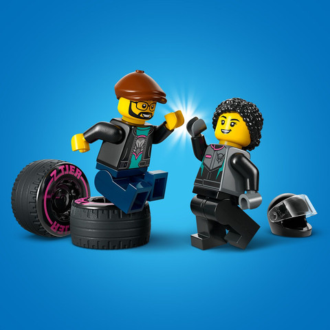 לגו סיטי - מכונית מרוץ ומשאית נושאת מכוניות  60406