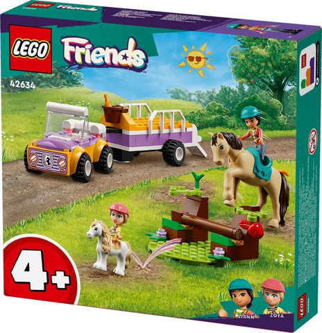 לגו חברות - קרון נגרר לסוס ופוני  42634