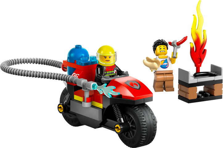 לגו סיטי אופנוע חילוץ מאש 60410 - Lego