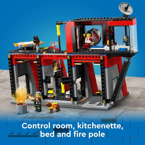 לגו סיטי תחנת כיבוי עם כבאית 60414 - Lego