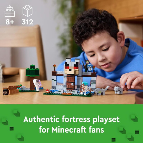לגו מיינקראפט מעוז הזאבים 21261 - Lego