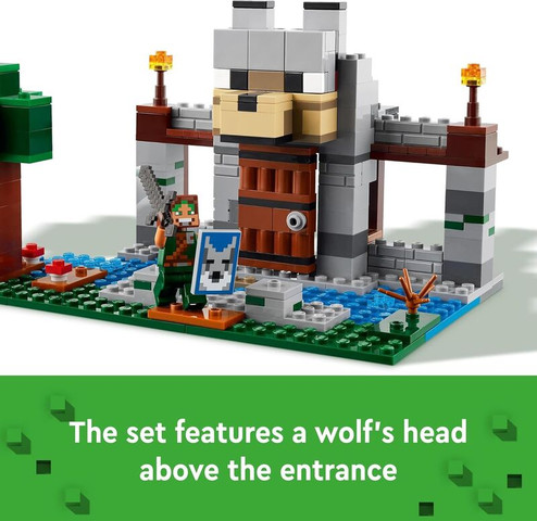 לגו מיינקראפט מעוז הזאבים 21261 - Lego