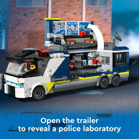 לגו סיטי משאית מעבדת פשע משטרתית ניידת 60418 - Lego