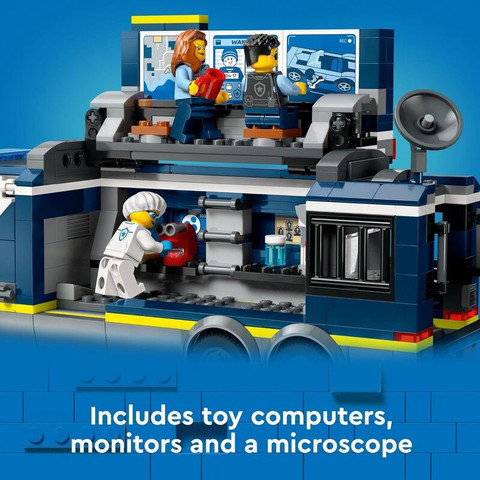 לגו סיטי משאית מעבדת פשע משטרתית ניידת 60418 - Lego