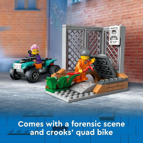 לגו סיטי משאית מעבדת פשע משטרתית ניידת 60418 - Lego