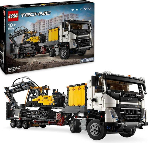 לגו טכניק משאית Volvo FMX ומחפר EC230 חשמלי 42175 - Lego