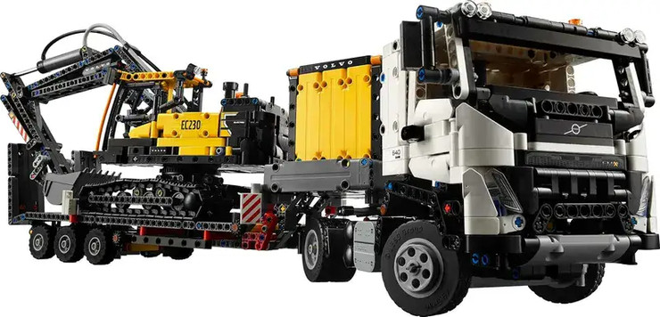 לגו טכניק משאית Volvo FMX ומחפר EC230 חשמלי 42175 - Lego