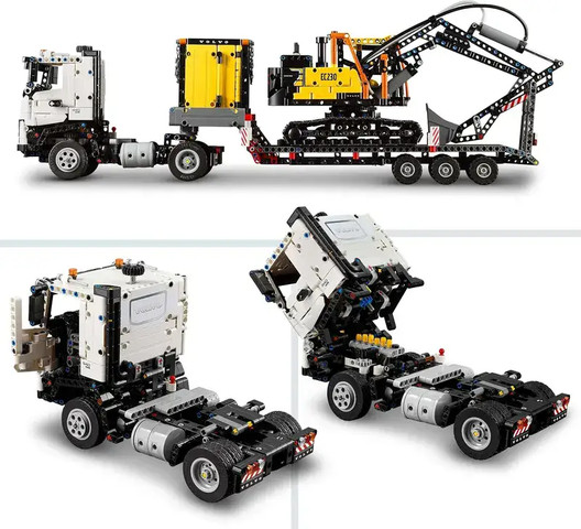 לגו טכניק משאית Volvo FMX ומחפר EC230 חשמלי 42175 - Lego