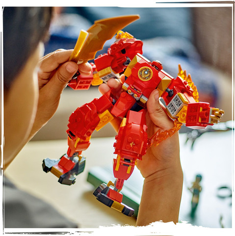 לגו נינג'גו רובוט יסודות האש של קאי 71808 - Lego