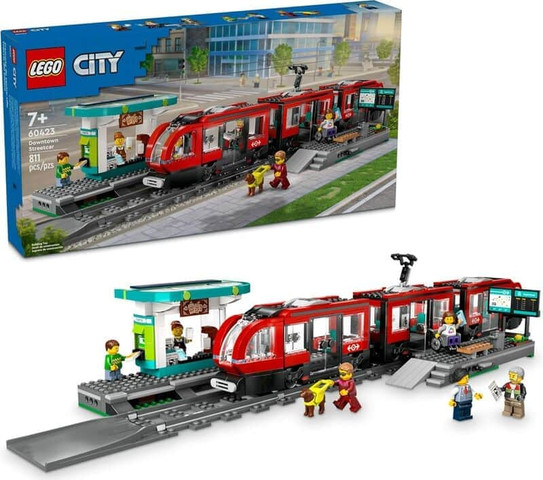 לגו סיטי “חשמלית” ותחנה במרכז העיר 60423 - Lego