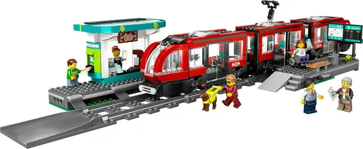 לגו סיטי “חשמלית” ותחנה במרכז העיר 60423 - Lego