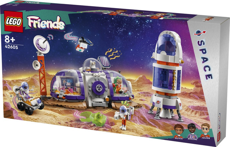לגו חברות - בסיס חלל ורקטה במאדים  42605