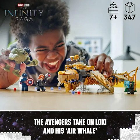לגו גיבורי על הנוקמים נגד הלוויתן 76290 - Lego