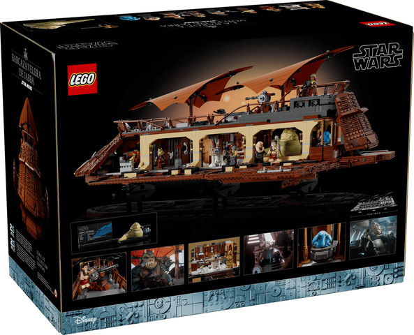 לגו מלחמת הכוכבים דוברת המפרשים של ג'אבה 75397 - Lego