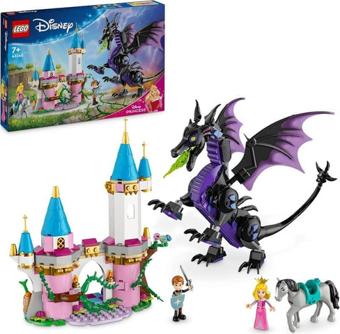לגו דיסני המליפיסנט בצורת דרקון 43240 - Lego
