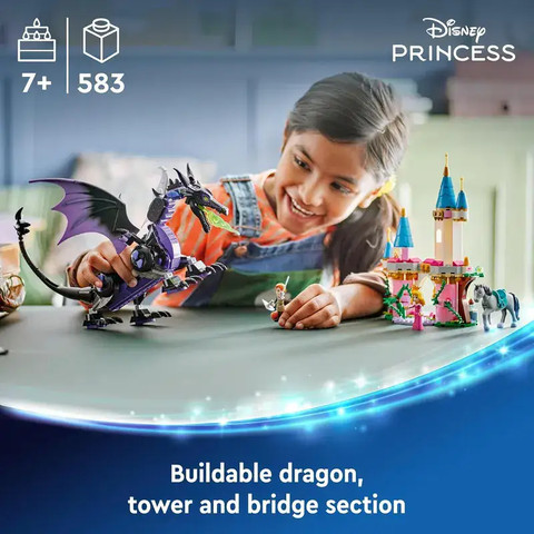לגו דיסני המליפיסנט בצורת דרקון 43240 - Lego