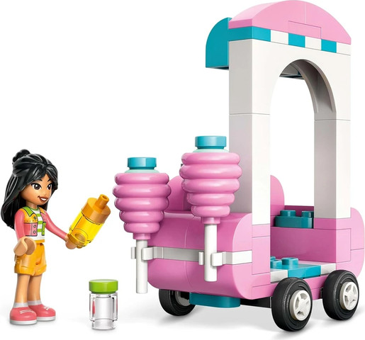 לגו חברות - דוכן למכירת צמר גפן מתוק וקטנוע 42643 - Lego