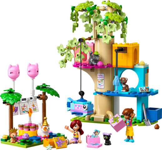 לגו חברות - מסיבת יום הולדת של חתול ובית העץ  42666