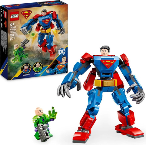לגו גיבורי על רובוט סופרמן נגד לקס לות’ר 76302 - Lego