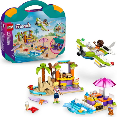 לגו חברות - מזוודה יצירתית לחוף ולטיולים 42672 - Lego
