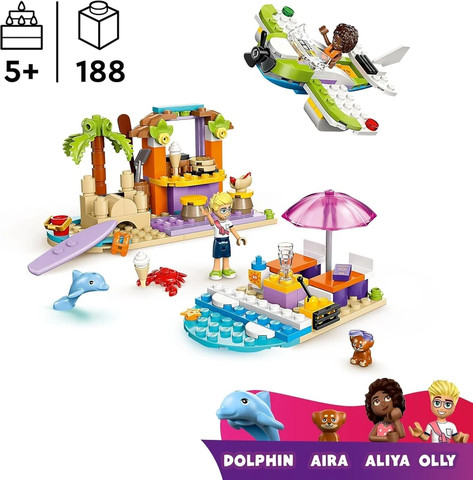 לגו חברות - מזוודה יצירתית לחוף ולטיולים 42672 - Lego