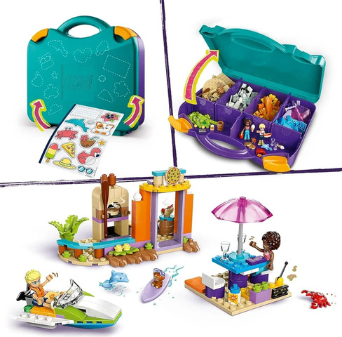 לגו חברות - מזוודה יצירתית לחוף ולטיולים 42672 - Lego