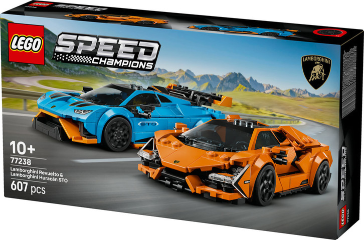 לגו ספיד צ'מפיון מכונית מרוץ lego - Lamborghini Revuelto Huracán STO 77238