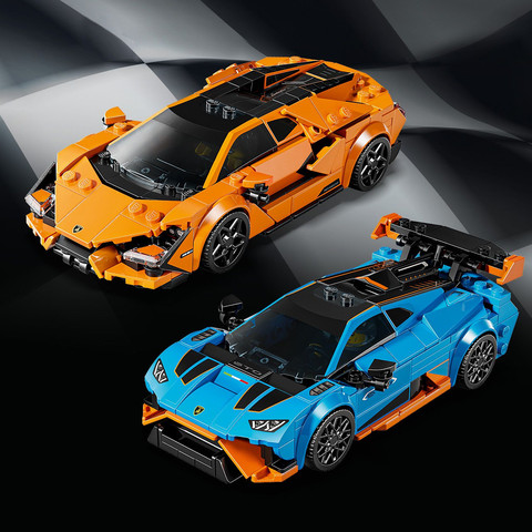 לגו ספיד צ'מפיון מכונית מרוץ lego - Lamborghini Revuelto Huracán STO 77238
