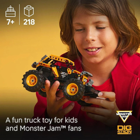 לגו טכניק רכב Monster Jam DIGatron עם מנגנון משיכה לאחור 42199 - Lego