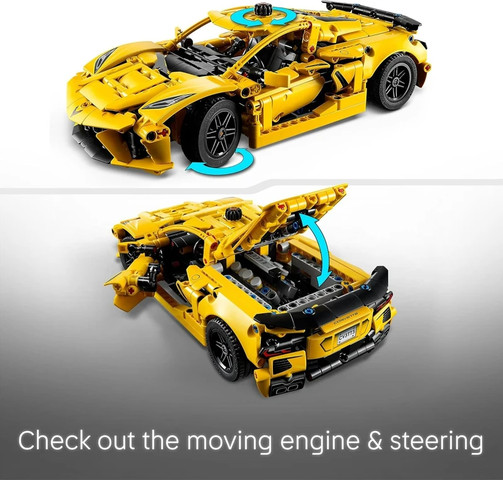 לגו טכניק שברולט קורבט סטינגריי 42205 - Lego