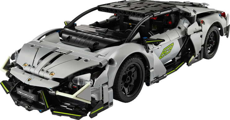 לגו טכניק מכונית על lego - Lamborghini Revuelto 42214