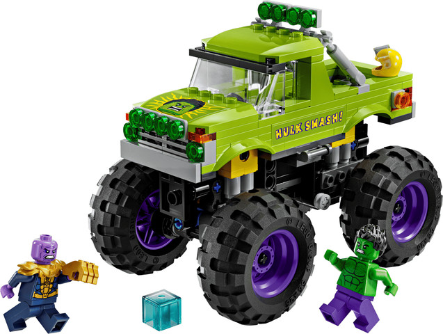 לגו Marvel – משאית הענק הירוק נגד תאנוס (76312) LEGO