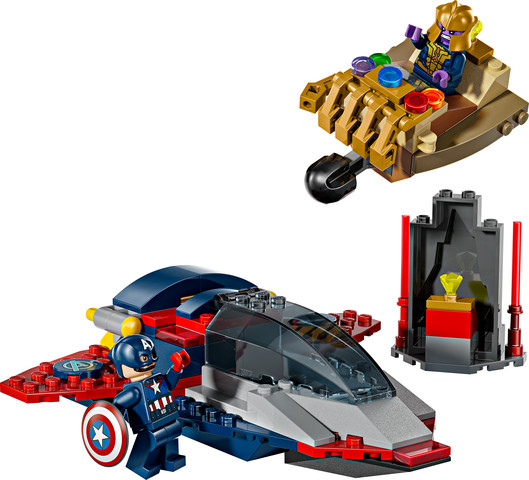 לגו גיבורי על קפטן אמריקה נגד ת‘אנוס 76319 - Lego
