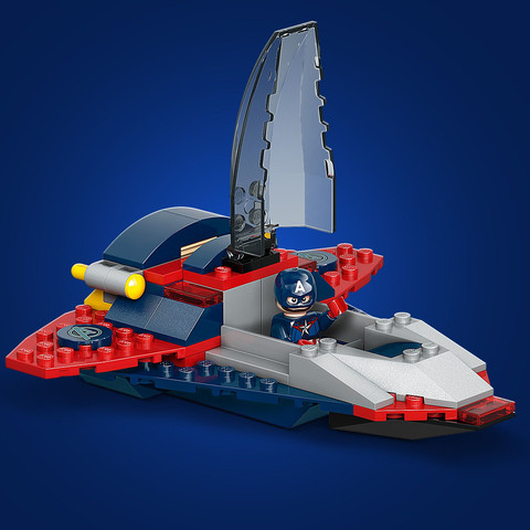 לגו גיבורי על קפטן אמריקה נגד ת‘אנוס 76319 - Lego