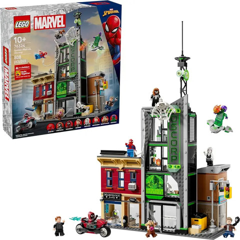 לגו גיבורי על ספיידרמן נגד אוסקורפ 76324 - Lego