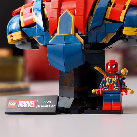 לגו גיבורי על פסל ראש של איירון ספיידרמן 76326 - Lego