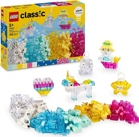 לגו קלאסיק קופסה שקופה קסומה 11040 - Lego