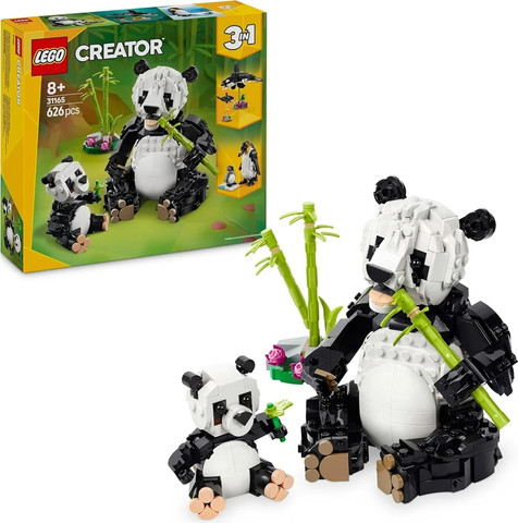 לגו קריאטור חיות בר: משפחת דובי פנדה 31165 - Lego
