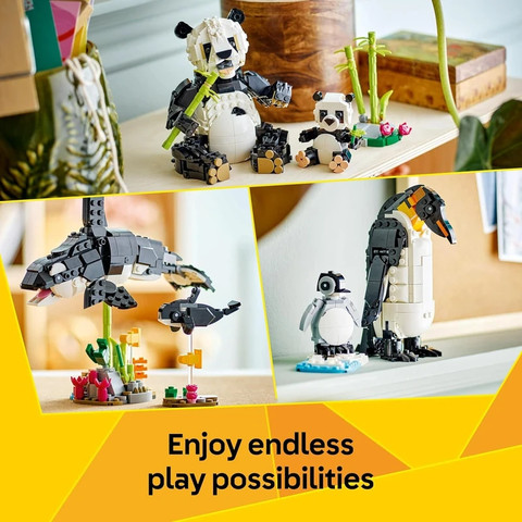 לגו קריאטור חיות בר: משפחת דובי פנדה 31165 - Lego