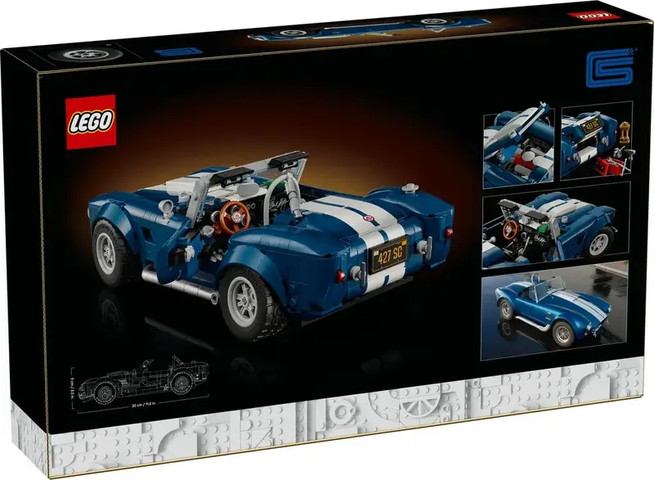 לגו אייקונים מכונית Shelby Cobra 427 S/C כחולה 10357 - Lego