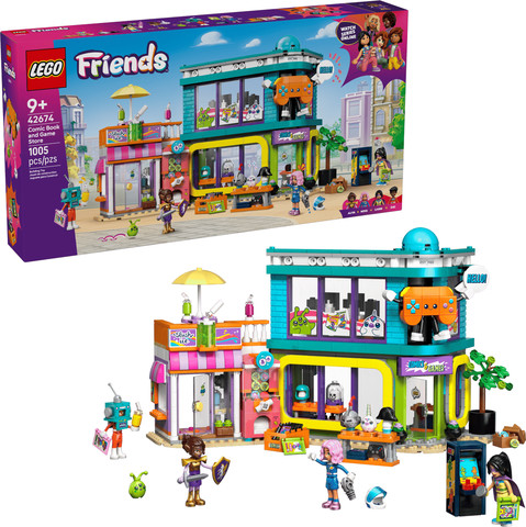 לגו Friends – חנות קומיקס ומשחקים (42674) LEGO