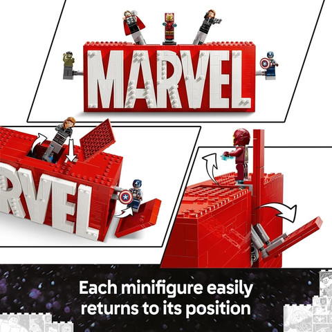 לגו גיבורי על לוגו ודמויות של מארוול 76313 - Lego