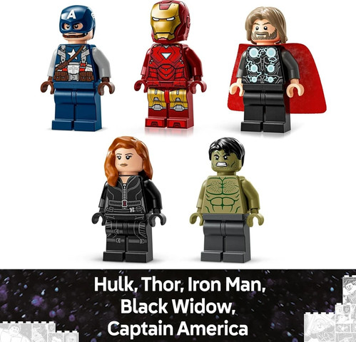 לגו גיבורי על לוגו ודמויות של מארוול 76313 - Lego