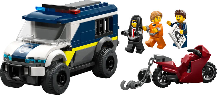 לגו סיטי - רכב משטרתי להובלת אסירים 60479 Lego