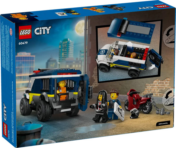 לגו סיטי - רכב משטרתי להובלת אסירים 60479 Lego