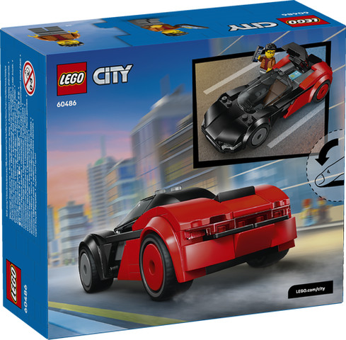 לגו סיטי מכונית על חשמלית 60486  Lego
