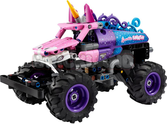 לגו טכני - משוך וסע Monster Jam Sparkle Smash 42220