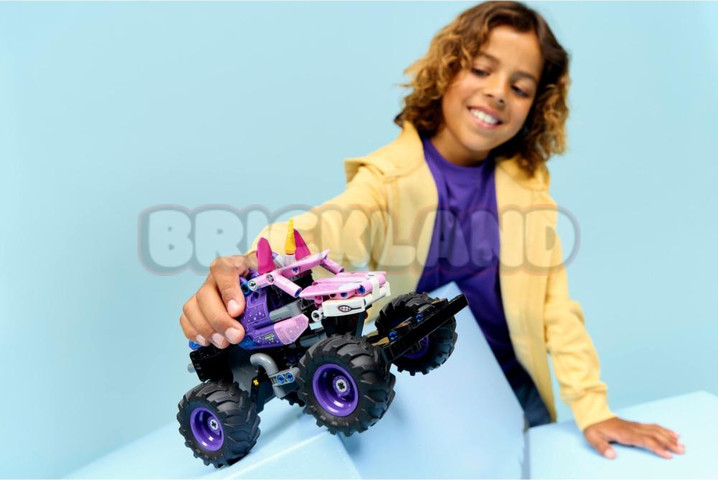 לגו טכני - משוך וסע Monster Jam Sparkle Smash 42220